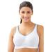 Plus Size Women's Wonderwire® High-Impact Underwire Sport Bra 9066 by Glamorise in White Gray (Size 42 G)