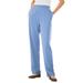 Plus Size Women's 7-Day Knit Straight Leg Pant by Woman Within in French Blue (Size 5X)