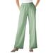 Plus Size Women's 7-Day Knit Wide-Leg Pant by Woman Within in Sage (Size 6X)