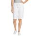 Plus Size Women's Sport Knit Short by Woman Within in White (Size 2X)