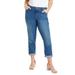 Plus Size Women's Invisible Stretch® Contour Boyfriend Jean by Denim 24/7 in Medium Wash (Size 22 W)