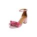 Wide Width Women's The Ona Sandal by Comfortview in Passion Pink (Size 10 W)