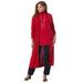 Plus Size Women's Fine Gauge Duster Cardigan by Jessica London in Classic Red (Size 18/20) Cardigan Sweater