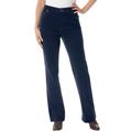 Plus Size Women's Stretch Corduroy Bootcut Jean by Woman Within in Navy (Size 36 T)