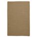 Simple Home Solid Rug by Colonial Mills in Cafe (Size 2'W X 10'L)