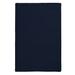 Simple Home Solid Rug by Colonial Mills in Navy (Size 4'W X 6'L)