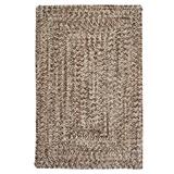 Corsica Rug by Colonial Mills in Weathered Brown (Size 3'W X 3'L)