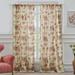 Wide Width Antique Rose Curtain Panel Pair by Greenland Home Fashions in Multi (Size 84" W 84" L)