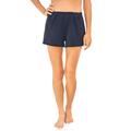 Plus Size Women's Wide-Band Swim Short by Swim 365 in Navy (Size 30) Swimsuit Bottoms