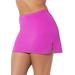 Plus Size Women's Side Slit Swim Skirt by Swimsuits For All in Beach Rose (Size 16)
