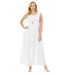 Plus Size Women's Denim Maxi Dress by Jessica London in White (Size 24)