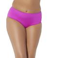 Plus Size Women's Mid-Rise Full Coverage Swim Brief by Swimsuits For All in Beach Rose (Size 14)