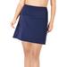 Plus Size Women's High-Waisted Swim Skirt with Built-In Brief by Swim 365 in Navy (Size 32) Swimsuit Bottoms