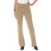 Plus Size Women's Stretch Corduroy Bootcut Jean by Woman Within in New Khaki (Size 36 T)