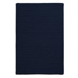 Simple Home Solid Rug by Colonial Mills in Navy (Size 5'W X 5'L)