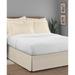 Today's Home Microfiber Tailored Black 14" Bed Skirt by Levinsohn Textiles in Ivory (Size QUEEN)