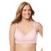 Plus Size Women's Stay-Cool Wireless T-Shirt Bra by Comfort Choice in Shell Pink (Size 38 DDD)