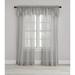 BH Studio Sheer Voile Layered Valance by BH Studio in Silver Window Curtain