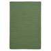 Simple Home Solid Rug by Colonial Mills in Moss Green (Size 2'W X 9'L)