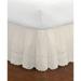 Fresh Ideas Ruffled Eyelet 18" Bed Skirt, Twin by Levinsohn Textiles in Ivory (Size QUEEN)