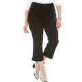 Plus Size Women's Capri Stretch Jean by Woman Within in Black Denim (Size 40 W)