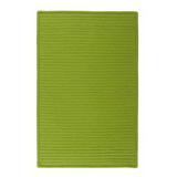 Simple Home Solid Rug by Colonial Mills in Bright Green (Size 6'W X 9'L)