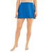 Plus Size Women's A-Line Swim Skirt with Built-In Brief by Swim 365 in Dream Blue (Size 26) Swimsuit Bottoms