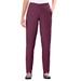 Plus Size Women's Straight Leg Fineline Jean by Woman Within in Deep Claret (Size 44 T)