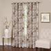 Wide Width Tranquil Lined Grommet Window Curtain Panel by Achim Home Décor in Tan (Size 50" W 84" L)