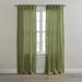Wide Width Poly Cotton Canvas Back-Tab Panel by BrylaneHome in Sage (Size 48" W 63" L) Window Curtain