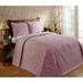 Rio Collection Chenille Bedspread by Better Trends in Pink (Size KING)