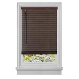 Wide Width Cordless GII Madera Falsa 2" Faux Wood Plantation Blind by Achim Home Décor in Mahogany (Size 30" W 64" L)