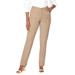Plus Size Women's Classic Cotton Denim Straight-Leg Jean by Jessica London in New Khaki (Size 36) 100% Cotton