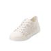 Wide Width Women's The Leanna Sneaker by Comfortview in White (Size 7 W)