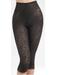 Plus Size Women's Lacette Capri Pant Liner w/ Contour Bands by Rago in Black (Size 3X)