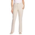 Plus Size Women's Freedom Waist Straight Leg Chino by Woman Within in Natural Khaki (Size 14 W)