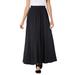 Plus Size Women's Pull-On Elastic Waist Soft Maxi Skirt by Woman Within in Black (Size 24 WP)