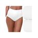 Plus Size Women's Comfort Revolution Firm Control Brief 2-Pack by Bali in White (Size XL)