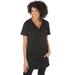 Plus Size Women's Pullover Tunic Hoodie by Woman Within in Black (Size 3X)