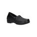 Extra Wide Width Women's Laurie Slip On by Easy Street in Black (Size 10 WW)