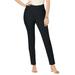 Plus Size Women's Comfort Waist Stretch Denim Skinny Jean by Jessica London in Black (Size 22 W) Pull On Stretch Denim Leggings Jeggings