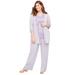 Plus Size Women's 3-Piece Lace Gala Pant Suit by Catherines in Heirloom Lilac (Size 32 WP)