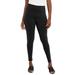 Plus Size Women's Everyday Stretch Cotton Legging by Jessica London in Black (Size 18/20)