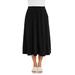 Plus Size Women's Soft Ease Midi Skirt by Jessica London in Black (Size 22/24)