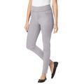 Plus Size Women's Flex Fit Pull On Slim Denim Jean by Woman Within in Grey Denim (Size 26 T)