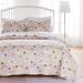 Misty Bloom Quilt and Pillow Sham Set by Greenland Home Fashions in Pink (Size FULL/QUEEN)