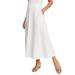 Plus Size Women's Soft Ease Midi Skirt by Jessica London in White (Size 14/16)