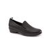 Wide Width Women's Reggie Slip On by Trotters in Black (Size 6 W)