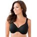 Plus Size Women's Uplifting Plunge Bra by Catherines in Black (Size 52 C)