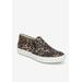 Wide Width Women's Marianne Sneakers by Naturalizer in Brown Cheetah (Size 7 1/2 W)